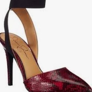 Jessica Simpson Perinna Snakeprint Pumps